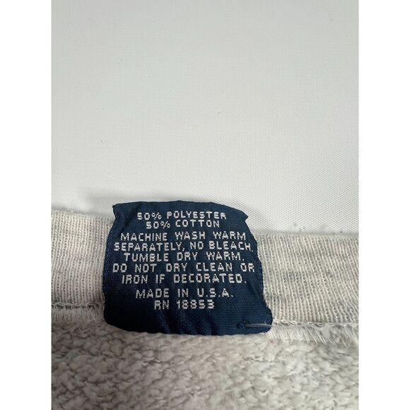 Vintage 90s Looney Tunes Georgetown Hoyas Spell Out Made in USA Sweatshirt - XL - Picture 5 of 8